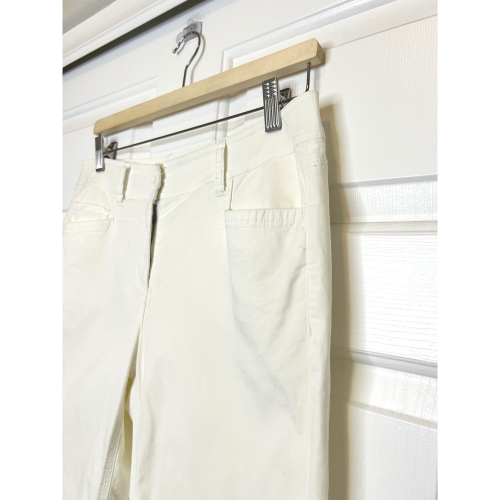 White House Black Market Capri Pants 6 Embroidered Hem - Picture 3 of 6